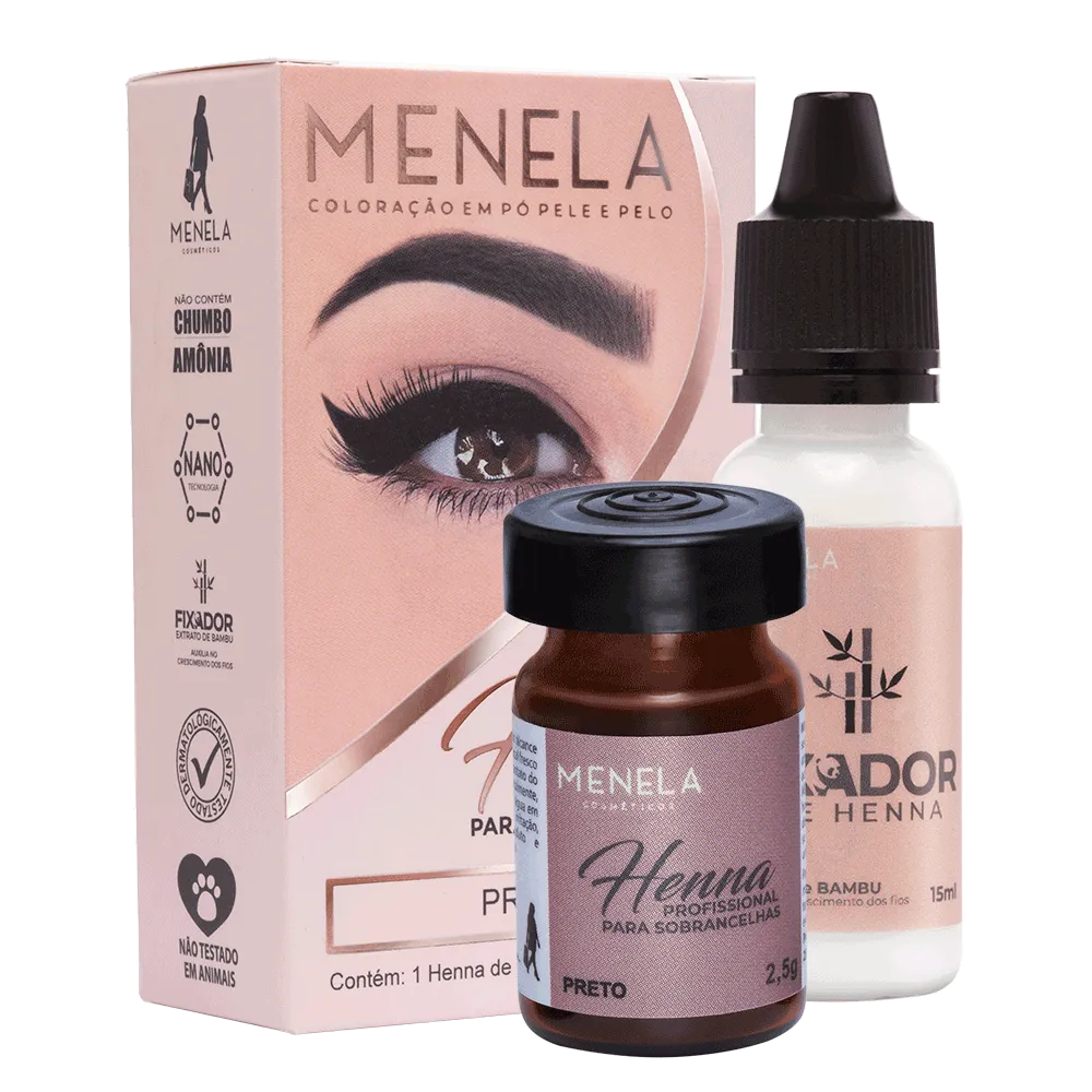 Kit Henna Preto Menela