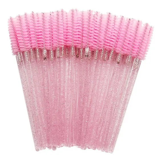 50 unidades de cepillos desechables para cejas