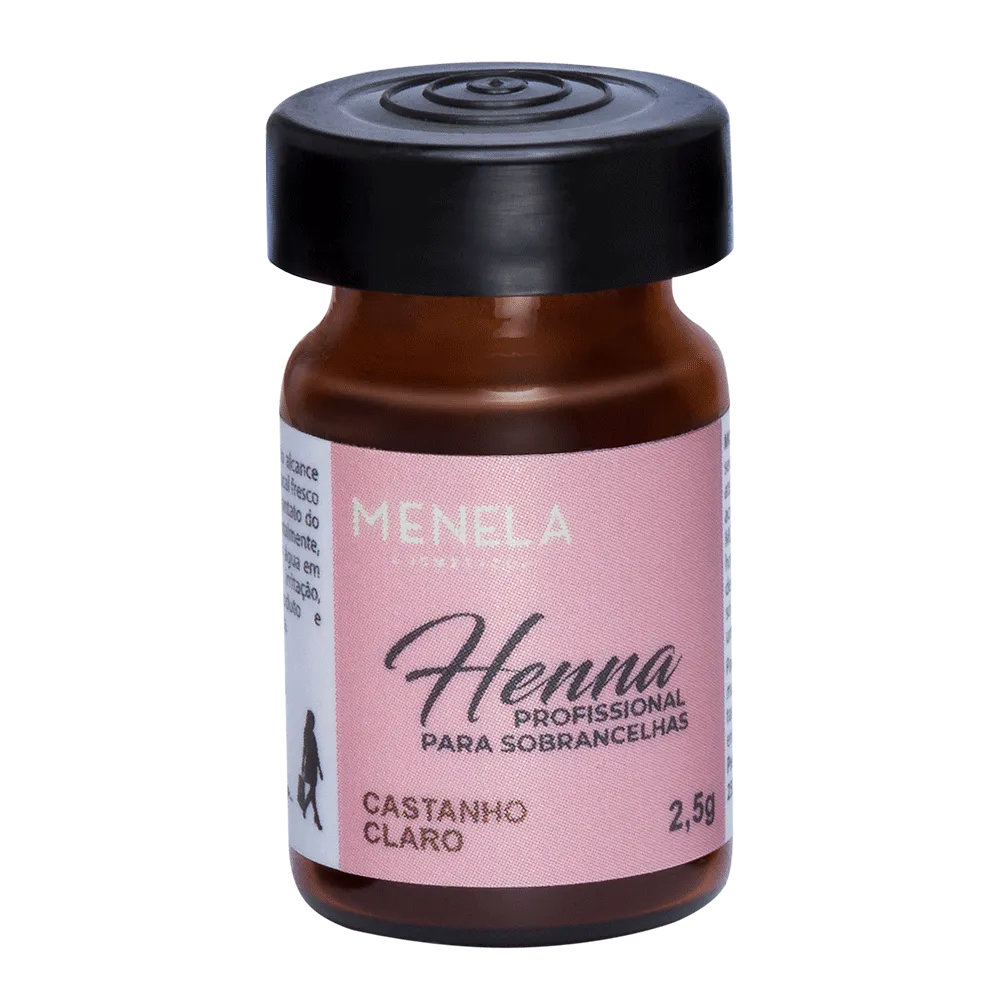 Kit Henna Loiro Escuro Menela