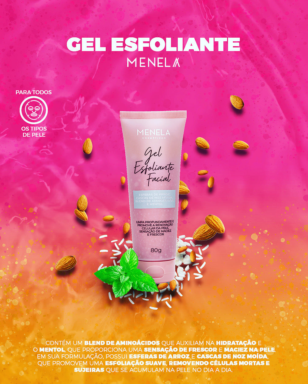 Gel esfoliante Menela