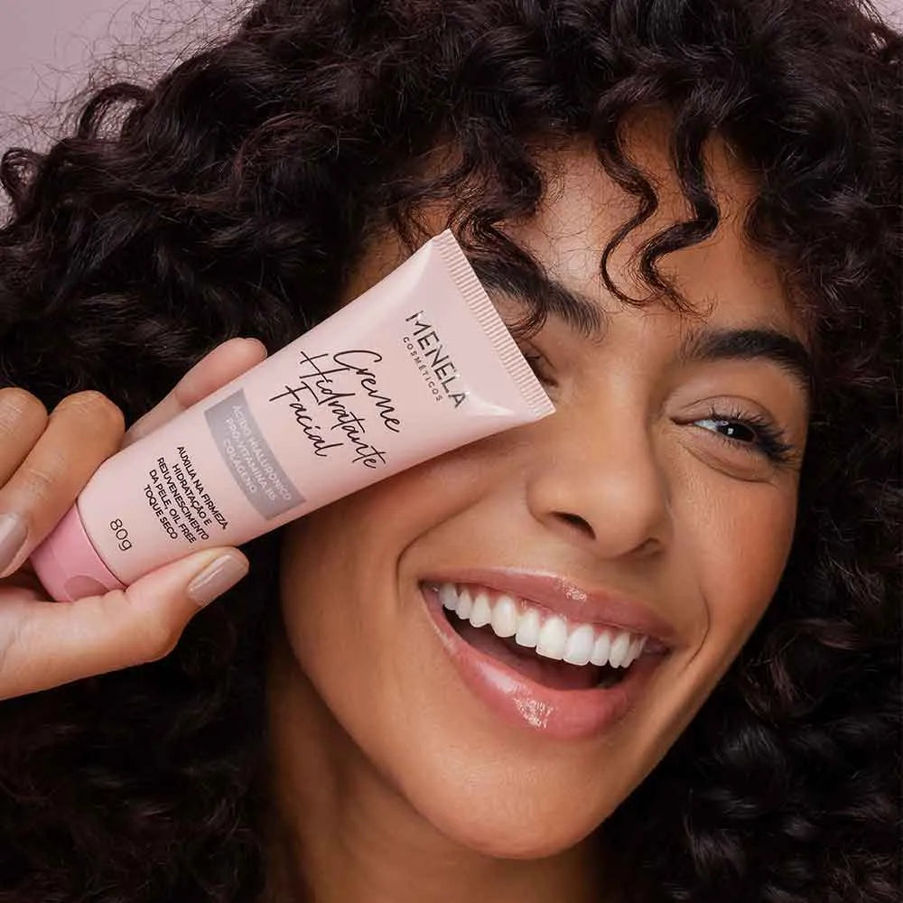 Menela crema facial hidratante con ácido hialurónico